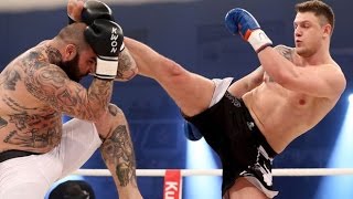 Michael Smolik vs David Trallero  KickBoxen WM Titel Kampf [upl. by Kissner]