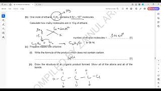 Exercise 2 Alkanes and Alkenes Structure 7 to 9 Cambridge IGCSE O level Chemistry Lesson 65 part f [upl. by Gilboa]