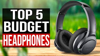 TOP 5 Best Budget Headphones 2024 [upl. by Adran]