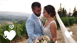 Stunning wedding Get married in Italy  Toscaanse bruiloft  Barend en Jessica [upl. by Ordnael832]