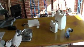 Polystyrene foam in epoxy resin  heat amp chemical reaction test [upl. by Rahman]