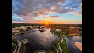 Tour Disneys Coronado Springs Gran Destino Tower Chronos Club Concierge Lounge [upl. by Emlen58]