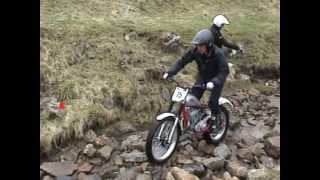 Yorkshire Classic pre 65 motorcycle championship trial Litton 230413 [upl. by Neelya]