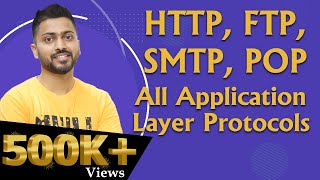 Lec78 HTTP FTP SMTP POP  All Application Layer Protocols  Computer Networks [upl. by Ydok]