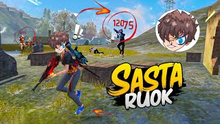 Sasta RUOK FF Here  Op 1 Vs 4 Gameplay 🤯 Free Fire [upl. by Ballman]