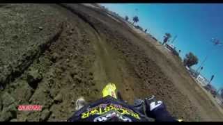 MotoSport Helmet Cam Nico Izzi At Perris Raceway [upl. by Teplica]