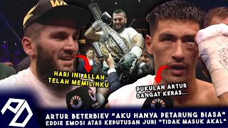 DI AKUI LAWANNYA KERENDAHAN HATI ARTUR BETERBIEV MENYAMBUT KEMENANGAN  sub indo [upl. by Aynodal]