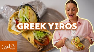 How to Make Greek Yiros and Tzatziki [upl. by Noreh]