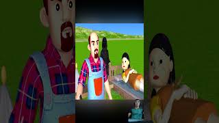 Scary Teacher 3D Nick Troll Squid Game in Brush Teeth White or Black Challenge Miss T Win shorts [upl. by Cherin]