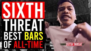 SIXTH THREAT BEST BARS OF ALL TIME  FLIPTOP  SUBTITLES  ANALYSIS sixththreat davao fliptop [upl. by Aikaz]