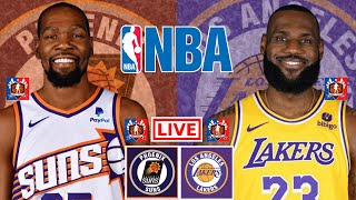 Phoenix Suns vs Los Angeles Lakers  NBA Live Scoreboard 2023 [upl. by Nomaj]