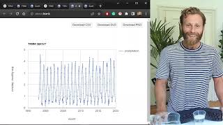 Precipitation data from Earth Engine daily and monthly [upl. by Oregolac634]