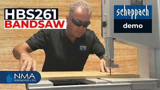 Scheppach HBS261 Bandsaw Demonstration [upl. by Matthei]