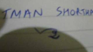 Pitman Shorthand part 2 of 3 Revised [upl. by Wells]