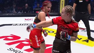 Dominika Rybak wygrywa z Dagmarą Szewczyk PRIME MMA 3 shorts [upl. by Neerroc29]