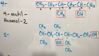 Alcoholes Nomenclatura Parte 1 Fórmula a Nombre [upl. by Borchers996]