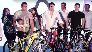 Salman Khan With Family At Being Human Cycle Launch [upl. by Frame]