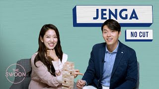 No Cut Park Shinhye and Hyun Bin Play Jenga ENG SUB CC [upl. by Nois98]