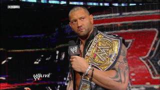 John Cena calls out WWE Champion Batista [upl. by Arema]