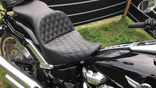 Saddlemen Explorer Seat On My Harley Davidson FatBoy [upl. by Aloisius]