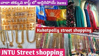 JNTU Street Shopping  Kukatpally street shopping  JNTU  Hyderabad Street shopping  Hyderabad [upl. by Enelym]