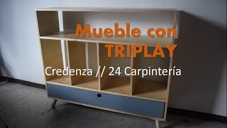 Ep 4 DIY CONSOLA  CREDENZA con TRIPLAY [upl. by Ordnazil]