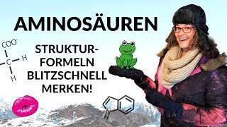 Aminosäuren lernen Struktur merken in kürzester Zeit  mit Gedächtnispalast vom Weltrekordhalter [upl. by Aivatco]