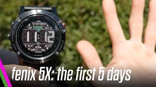 Garmin fenix 5X Review  First 5 Days vs fenix 3HR [upl. by Atteiram]