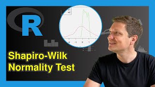 ShapiroWilk Normality Test in R Example  Apply shapirotest Function  plot amp density Functions [upl. by Yauqram413]