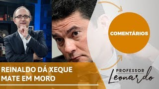 Sergio Moro leva XEQUE MATE de Reinaldo Azevedo [upl. by Assilen]