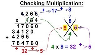 Math Tricks Multiplication 1 of 30 How to Quickly Check Your Multiplication Without a Calculator [upl. by Eseyt]