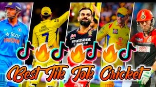 cricket tiktok video🔥🔥🔥 2024Ipl Dhoni 🔥😁😁 reel video editing [upl. by Gomez]