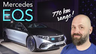 MercedesBenz EQS 450 de SKlasse met 770 km batterij [upl. by Nnasor]