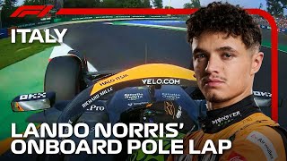 Lando Norris’ Pole Lap  2024 Italian Grand Prix  Pirelli [upl. by Loar]