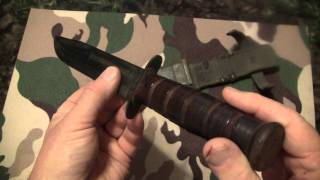 KABAR Mark 2 Combat Knife Real History from USN  USMC [upl. by Karmen]