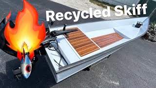 DIY Skiff Boat build  PART 5 [upl. by Acinoj]