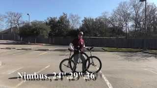 Nimbus 24quot29quot36quot Unicycles [upl. by Nosnehpets]