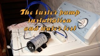 The buster pump installation Pimp my RO DI [upl. by Macguiness]