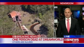 4 Killed at Dreamworld Australian Theme Park Gold Coast Thunder River Rapids [upl. by Thea]