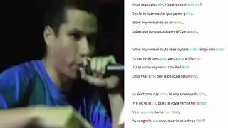 MINUTO MEMORABLE DE JALONER l JALONER vs MC LITO l SUBTITULOS y RIMAS [upl. by Eidoj]