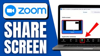 How to Share Screen on Zoom Easy Tutorial [upl. by Yasui]