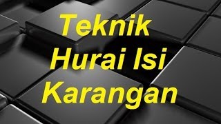 Teknik Hurai Isi  Karangan BM SPM amp PT3 [upl. by Secrest]