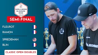 2023 ITSF World Series Bonzini  Classic Open Doubles SemiFinal  FLEUROTRAMON vs SPREDEMANBLIN [upl. by Gschu]