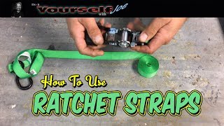 Ratchet Straps how to use ratchet straps and tie down straps [upl. by Nissa]