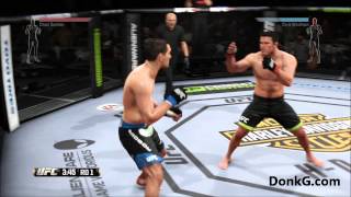 Chris Weidman vs Chael Sonnen Fight [upl. by Arretak]