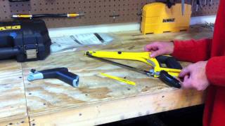 DeWALT DWHT20547 5 in1 Multifunction Hacksaw [upl. by Ydualc]