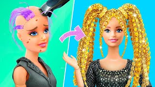 Barbie en LOL Transformatie  30 DIYs Voor Poppen [upl. by Oznerol]