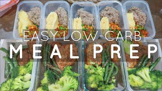 Easy and Healthy Meal Prep  Low Carb Meal Prep  Baon Ideas [upl. by Latt]