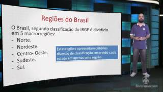 Geografia do Brasil Regionalização Aula 01 [upl. by Esadnac]