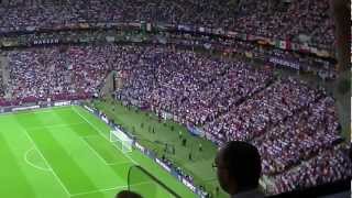 Euro 2012 The National Anthem of Italy Semifinal Italy  Germany in Warsaw  Hymn Włoch [upl. by Erle]